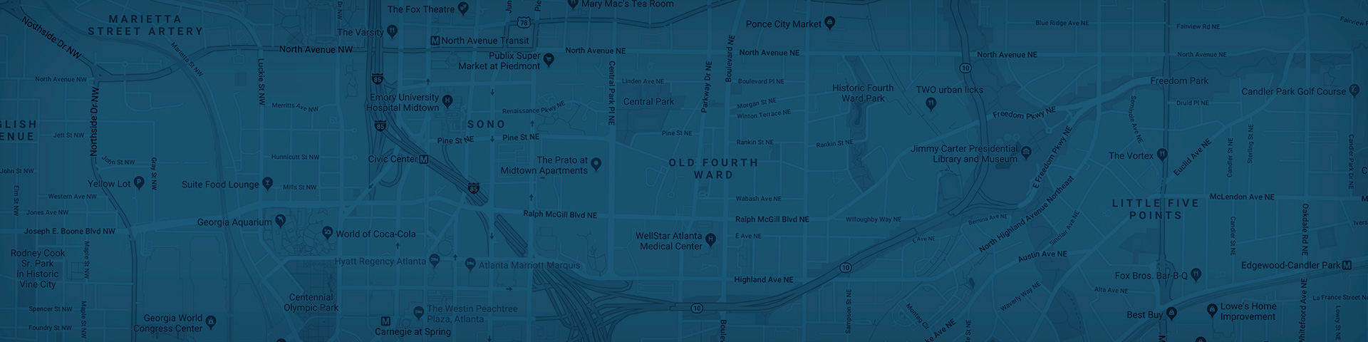 Old Fourth Ward Map